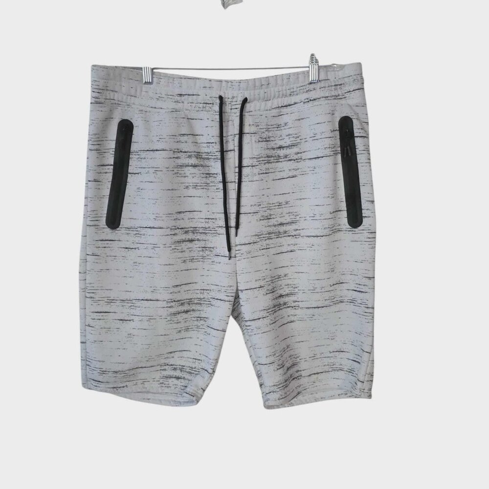 Brooklyn Cloth Shorts Gray Knit Casual Baggy Streetwear Comfortable Mens 2XL